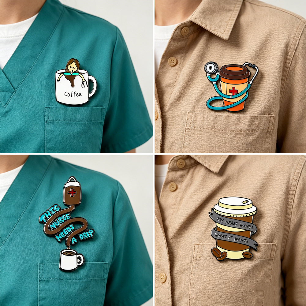 Medical Lab Gifts - Medical Nurse Life Enamel Pin Humorous