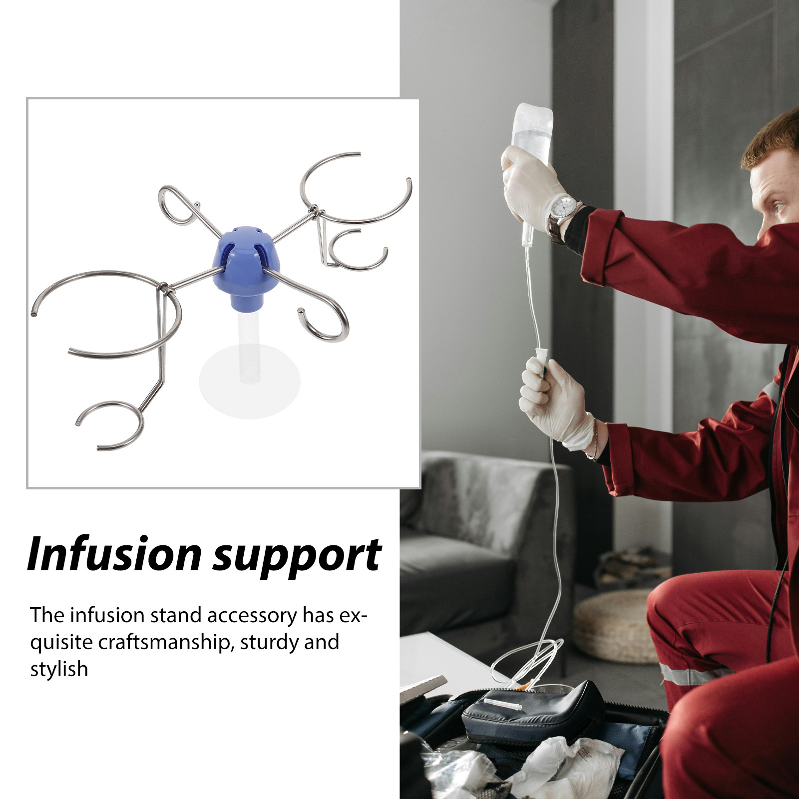 Infusion Stand Hook Stainless  - đánh giá và giá Iv Infusion Pole