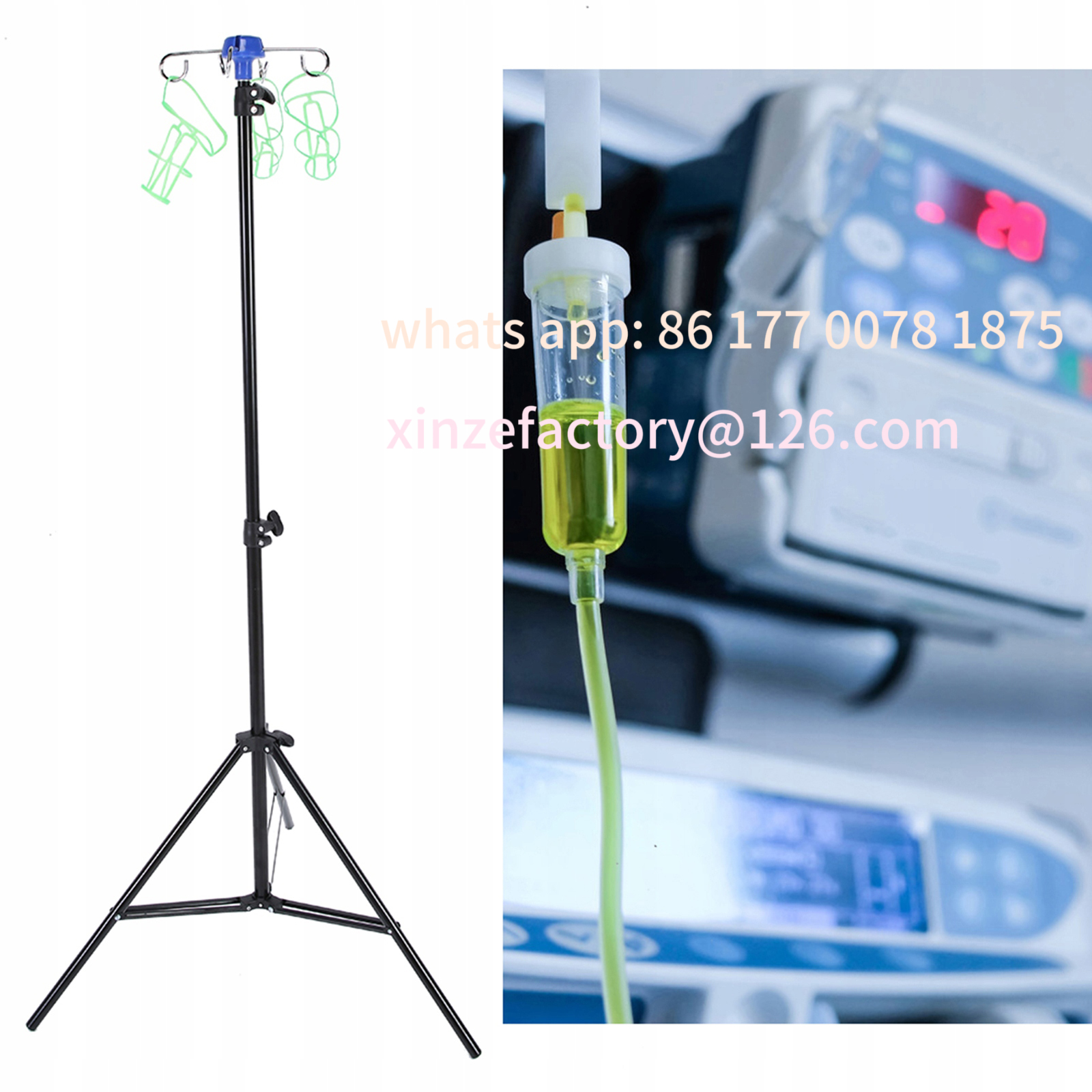 Customizable Foldable IV Pole  - đánh giá và giá Iv Infusion Pole
