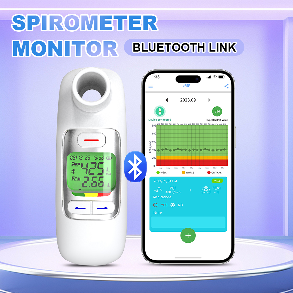 Medical Bluetooth Lung Functio - đánh giá và giá Spirometer Lung Function
