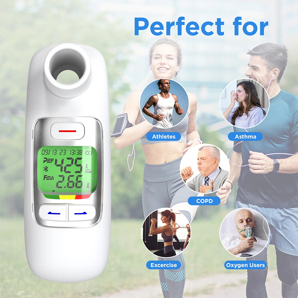 Medical Bluetooth Lung Functio - đánh giá và giá Spirometer Lung Function