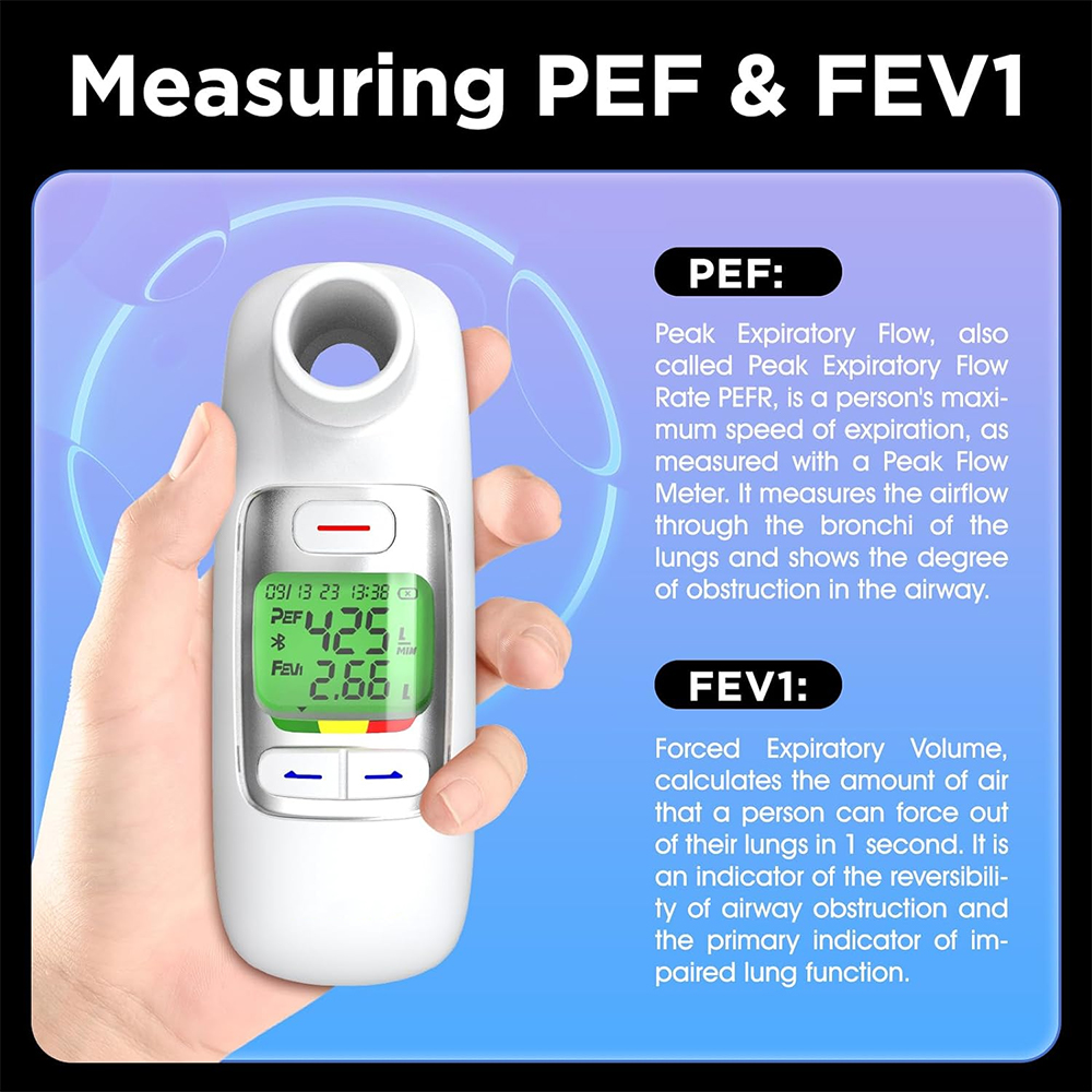 Medical Bluetooth Lung Functio - đánh giá và giá Spirometer Lung Function