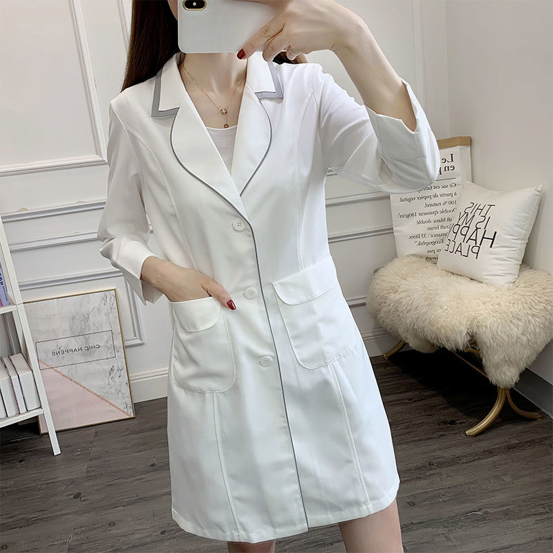 white short beauty uniform dre - đánh giá và giá Medical Lab Coats