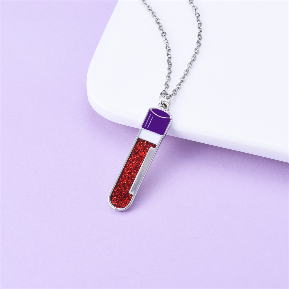 Blood Test Tube Necklace Fashi - đánh giá và giá Medical Lab Blood Test