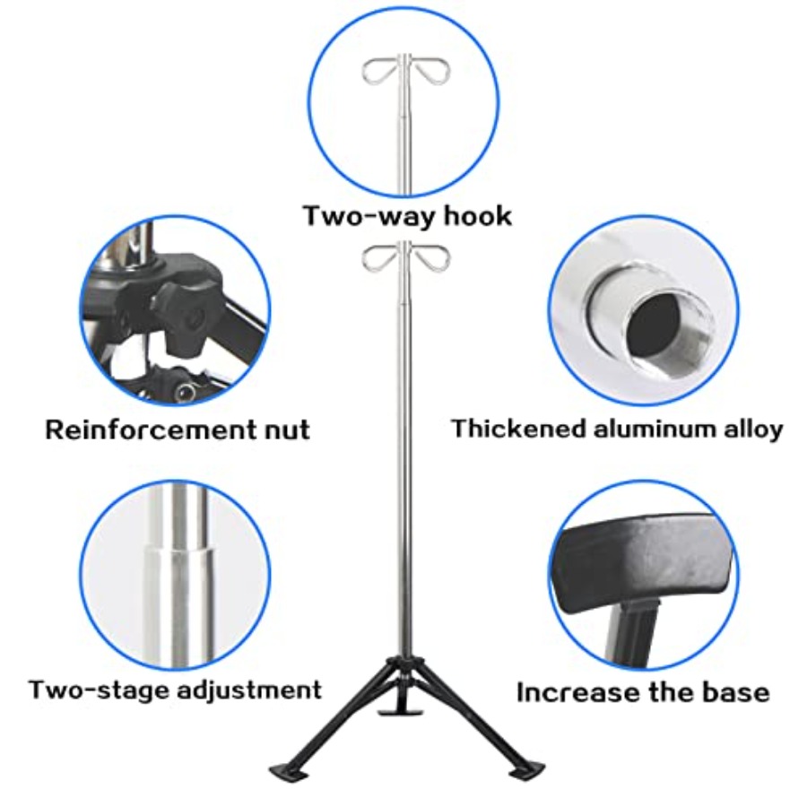 Portable Iv Pole pad Retractab - đánh giá và giá Iv Infusion Pole