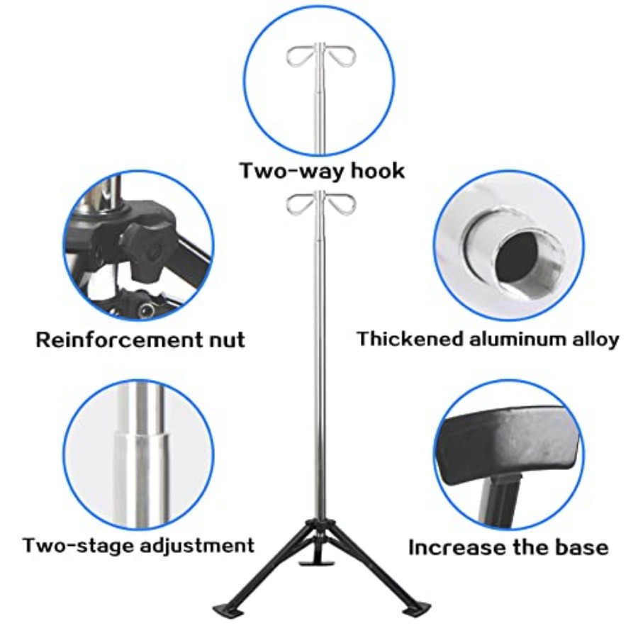 Portable Iv Pole pad Retractab - đánh giá và giá Iv Infusion Pole
