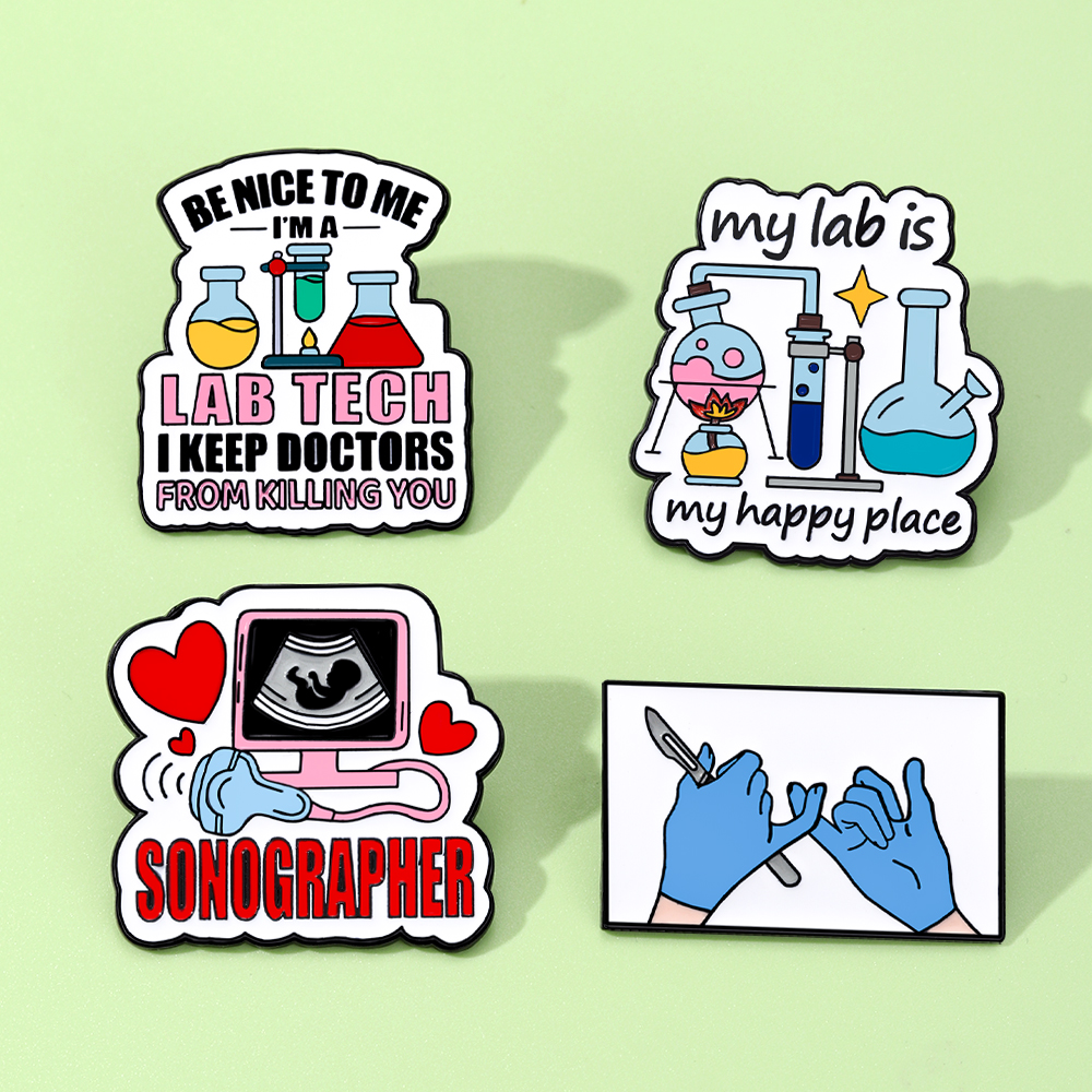 4pcs My Lab Is My Happy Place  - đánh giá và giá Medical Lab Gifts
