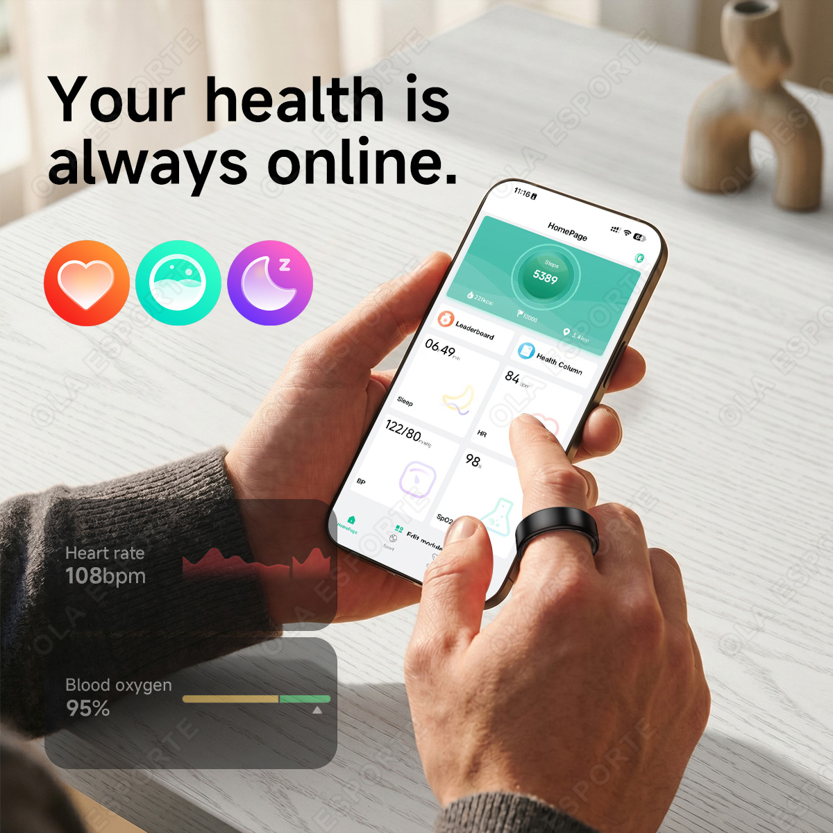New Smart Ring Men Women, Hear - đánh giá và giá Blood Pressure Monitor