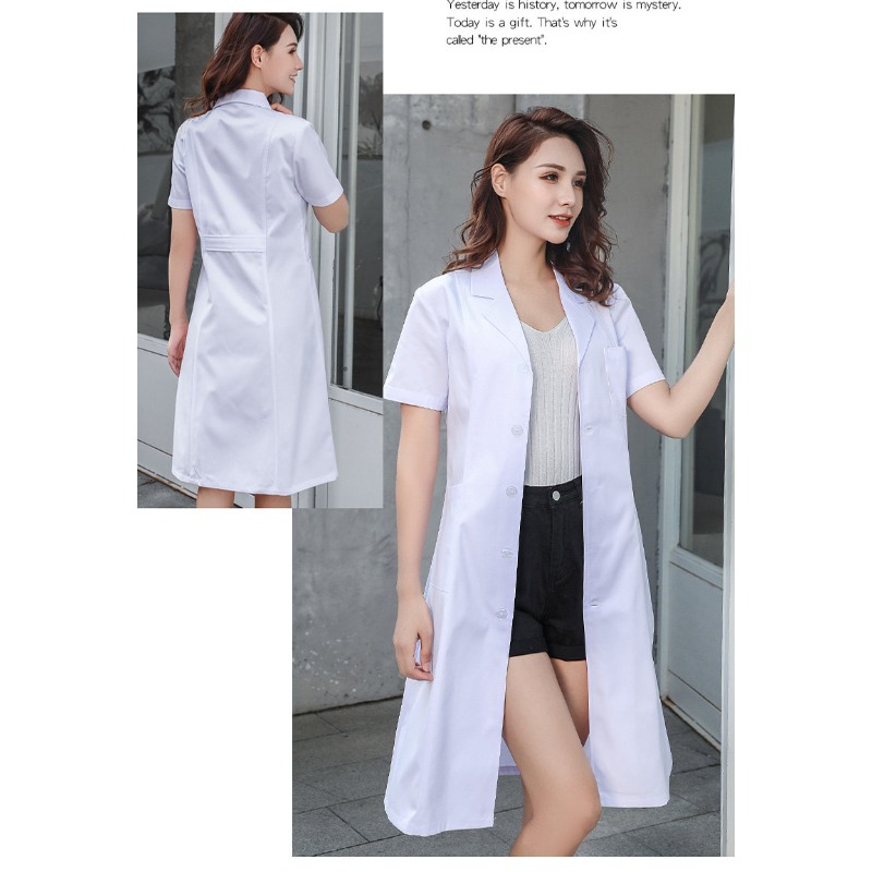 Lab Isolation Gown White Coat  - đánh giá và giá Medical Lab Coats