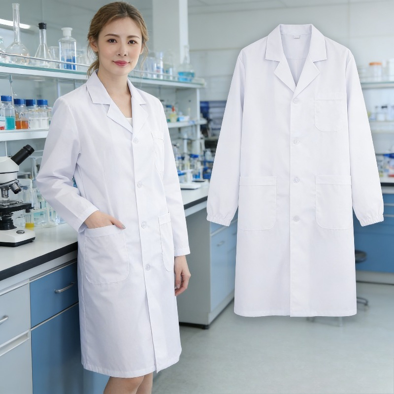 Lab Isolation Gown White Coat  - đánh giá và giá Medical Lab Coats