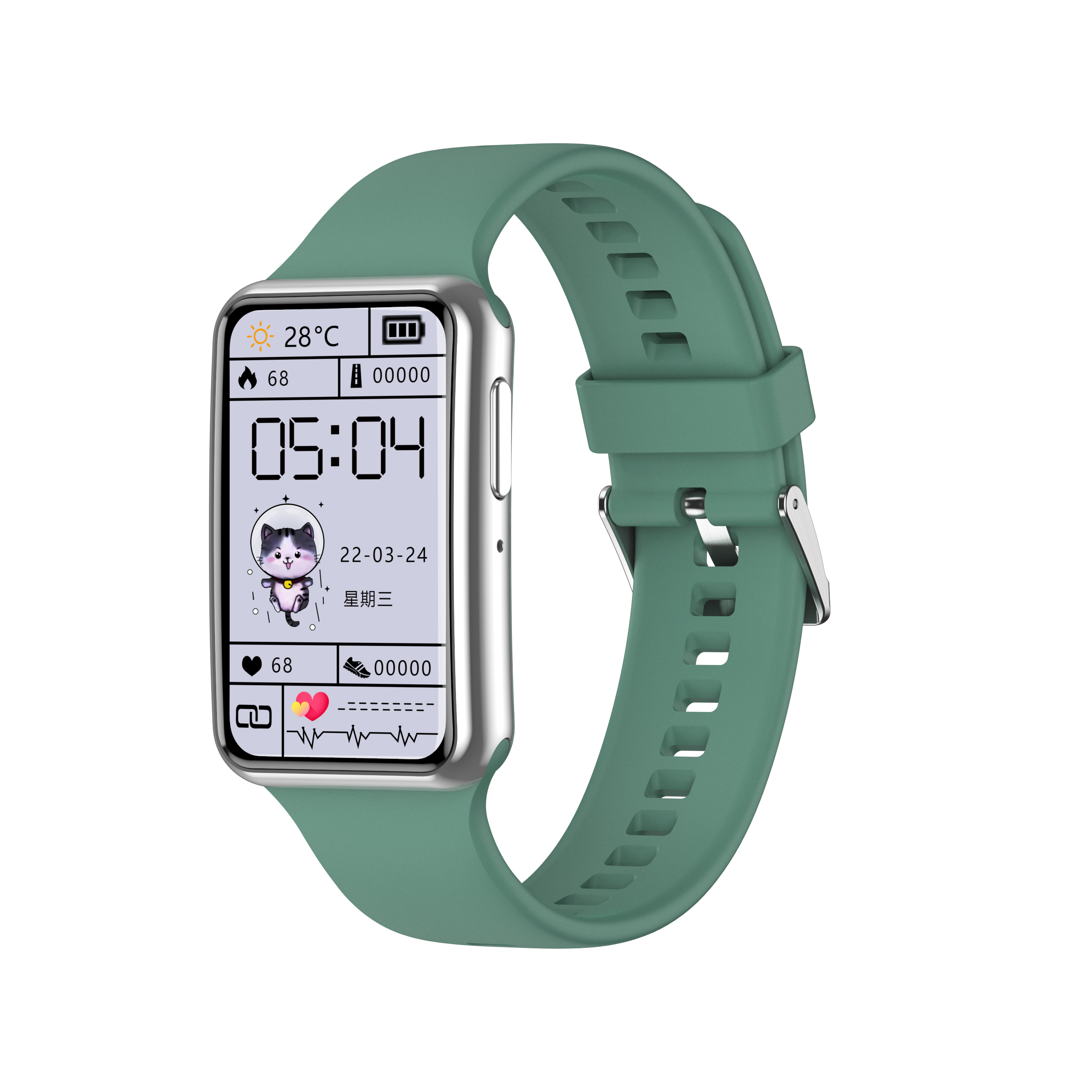 1.47 Inch BT Call Smart Band H - đánh giá và giá Blood Pressure Monitor