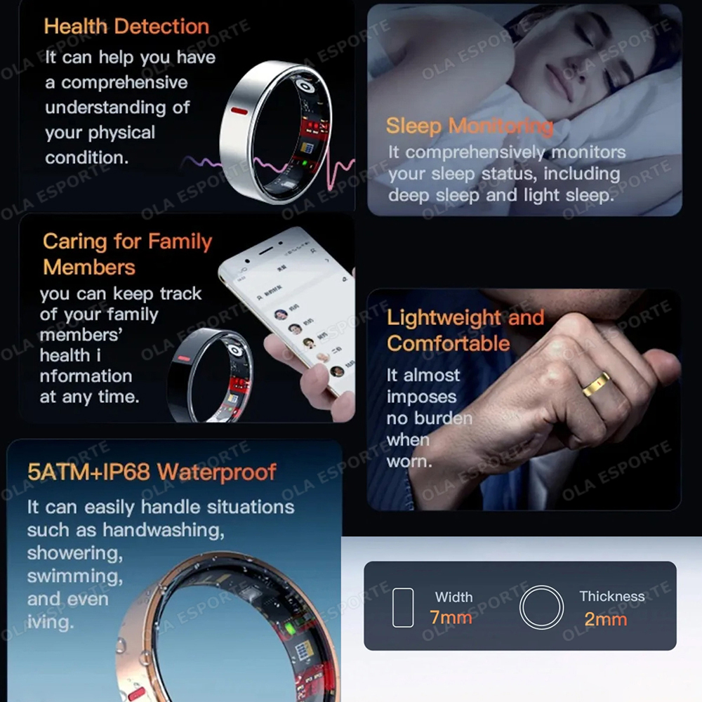 2026 Outdoor Sports Smart Ring - đánh giá và giá Blood Pressure Monitor