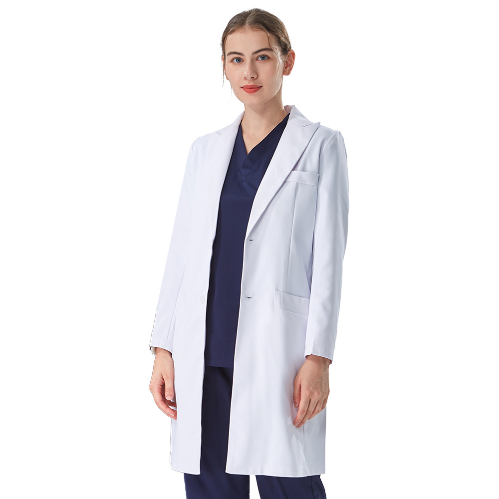 Thoughtful Lapel Collar White  - đánh giá và giá Medical Lab Coats