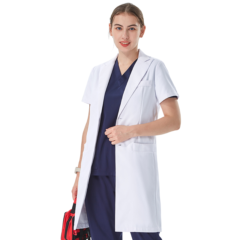 Thoughtful Lapel Collar White  - đánh giá và giá Medical Lab Coats