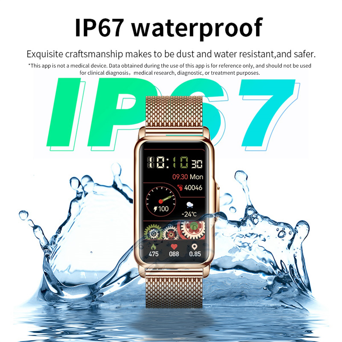 LIGE Smart Watch Men Women Fit - đánh giá và giá Blood Pressure Monitor