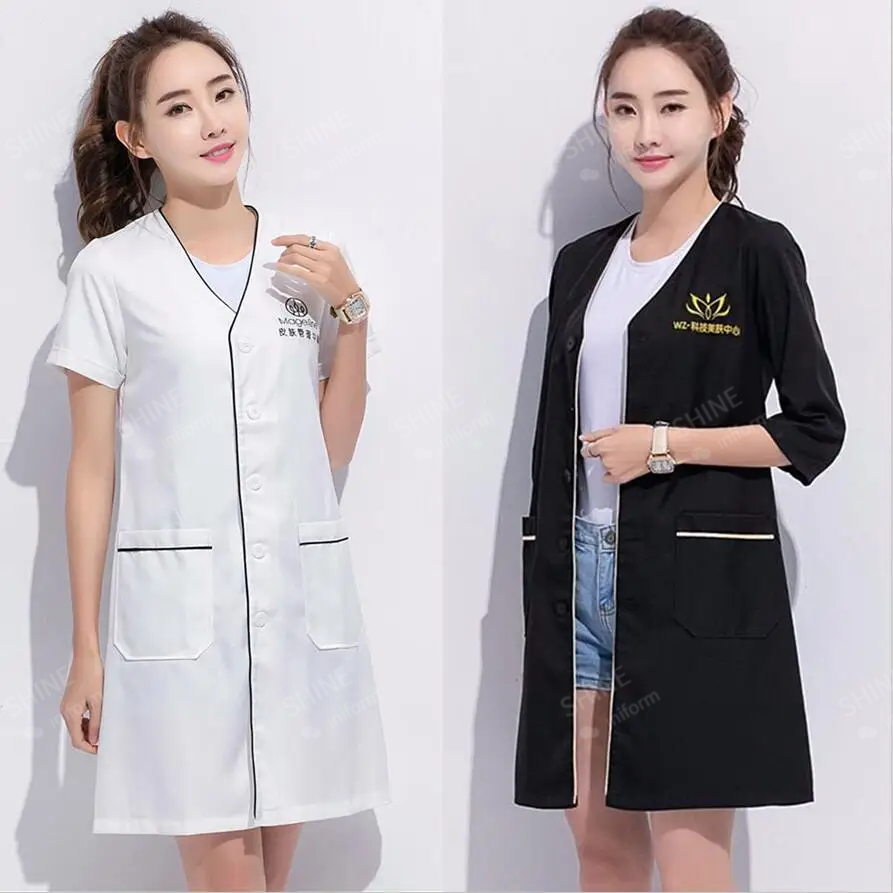 beauty uniform beautician Cust - đánh giá và giá Medical Lab Coats